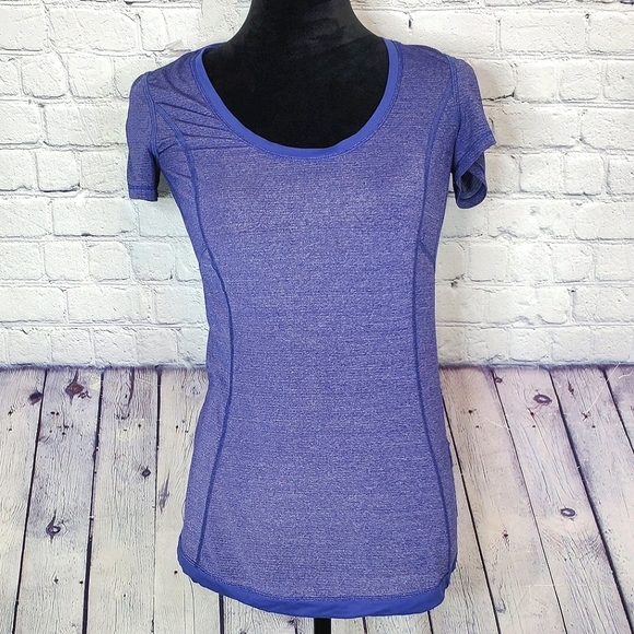 lululemon athletica Tops - Lululemon purple Short Sleeves running shirt preloved in Small 2-4
